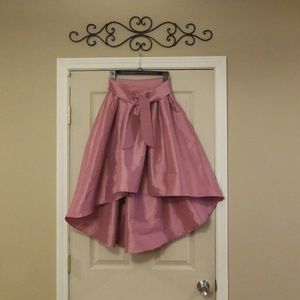 Haute Monde  high low mauve skirt